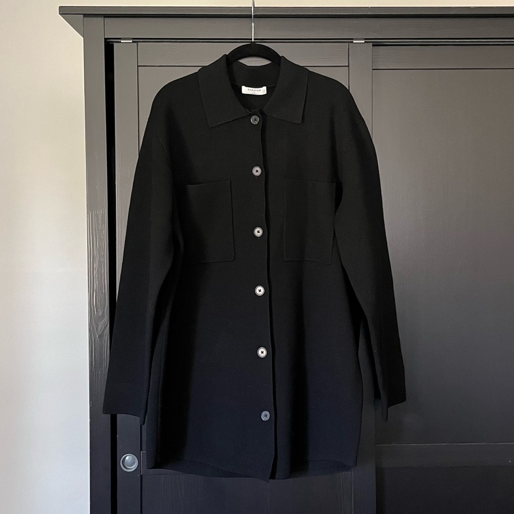 Aritzia Babaton black society sweater
